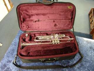   International Series Pro Kanstul USA Silver Plate Bb Trumpet/Case