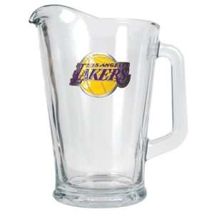  Los Angeles LA Lakers Large Glass Beer Pitcher Sports 