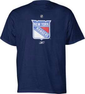 New York Rangers Reebok Navy Primary Logo T Shirt sz Small  