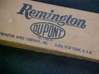 VINTAGE REMINGTON DUPONT RIFLE GUN BOX CASE  