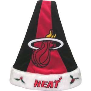 NBA 22 Inch Forever Santa Hat   Miami Heat:  Sports 