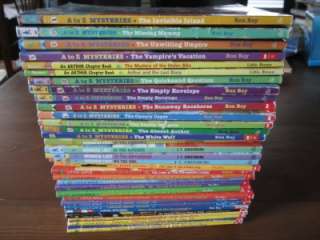 33 Childrens Mystery Book Lot RL 2 A to Z Jigsaw Jones Triplet Lot 