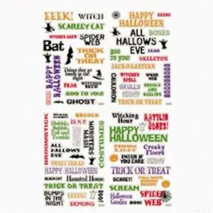  5 Pack Halloween Epoxy Stickers Case Pack 2: Home 