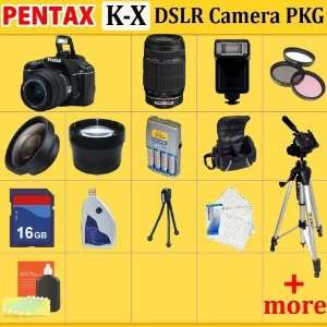 Digital SLR Camera Kit (Black), with 18 55mm Da Lens + 55 300mm Lens 