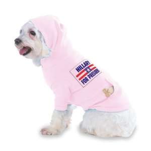  FOR PRESIDENT Hooded (Hoody) T Shirt with pocket for your Dog or Cat 