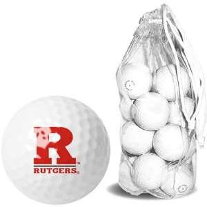  Rutgers Scarlet Knights NCAA 15 Golf Ball Clear Pack 