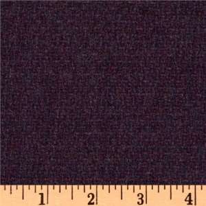  60 Wide Wool Blend Suiting Dark Violet Fabric By The 