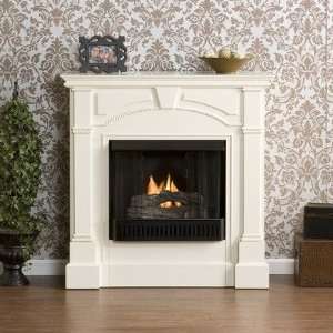  Downing Gel Fuel Fireplace in Antique Ivory