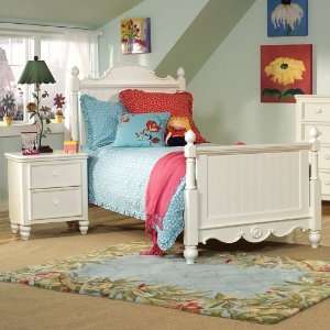 Beach Cottage Scroll Bed 