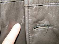   LAKELAND Mens GRAY Leather FIGHT CLUB Jacket MOD Coat EMO 42 R  