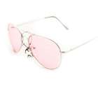   Fashion Sunglasses 30011c Silver Frame Pink Lens for Men and Women