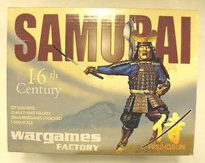 28mm 16th Century Samurai Wargames Factory LG1 24 figures  