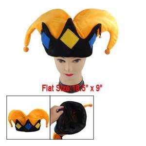   Black Bell Costume Party Prop Halloween Jester Clown Hat: Toys & Games