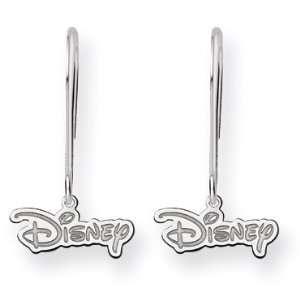  Disney Wire Earrings   14k White Gold Jewelry