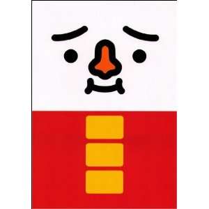  ToFu Oyako White Face Red Clothes Greeting Card DVR1001 