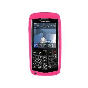  Silicone Case for Blackberry Pearl 9100   Pink Cell 