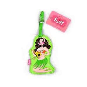    Hula Honey Luggage Tag   Tiki deluxe by Fluff: Home & Kitchen