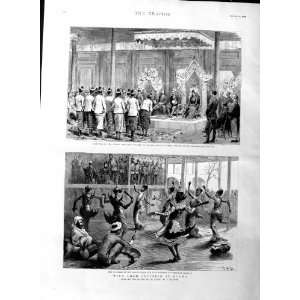  1886 Lord Dufferin Burma Theebaw Theatre Mandalay
