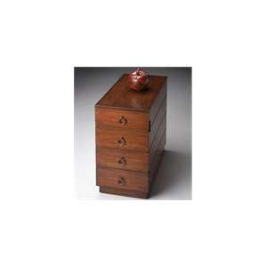  Butler Specialty Chairside Chest Classic Walnut Finish 