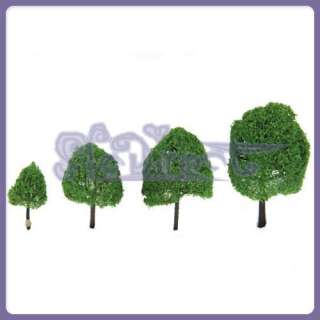 4pcs New Scenery Landscape Model Trees Train RR Layout  