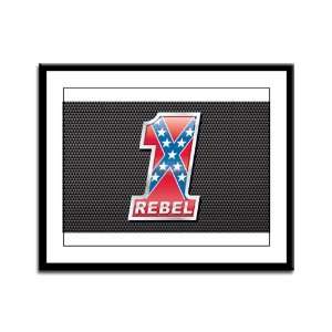  Framed Panel Print 1 Confederate Rebel Flag: Everything 