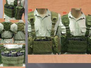 BULLE MOLLE Chest Rig Olive Green / Khaki Coyote Brown  