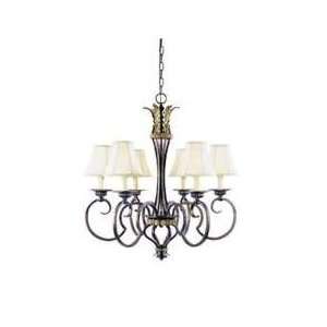  Parisian Collection Chandelier in French Bronze Finish   6 