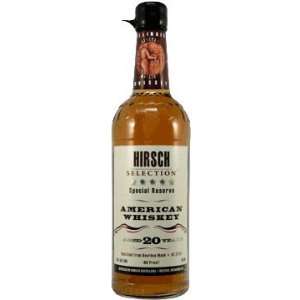  Hirsch Selection 20 Year American Whiskey Special Reserve 