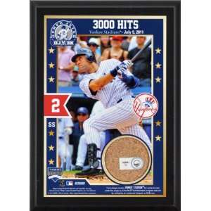   Dirt Plaque  Details New York Yankees, 3000th Hit