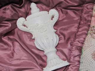 SHABBY ORNATE URN WALL DECOR~Cottage~Chic~Country  
