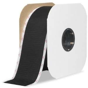  4 x 75 Black Velcro Tape Strips   Hook