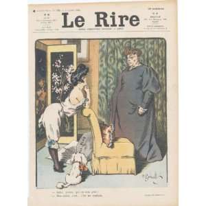    Art Deco Humour Qui Est Mon Pere 1906 France