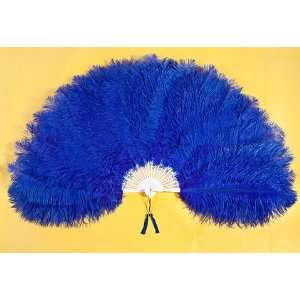 Large Ostrich Fan Royal Blue Toys & Games