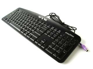eMachines PS/2 PS2 Black Slim Keyboard KB 0705 KB 0511  