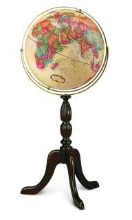 Replogle 16 Cambridge World Globe, Antique Design, Walnut Hardwood 