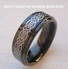 8MM TUNGSTEN CELTIC MENS RINGS WEDDING BAND Size 7 14  
