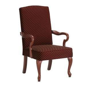  Derby Red Goose Neck Arm Chair