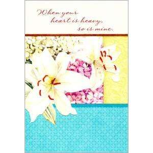 Sympathy Greeting Card When Your Heart Is Heavy