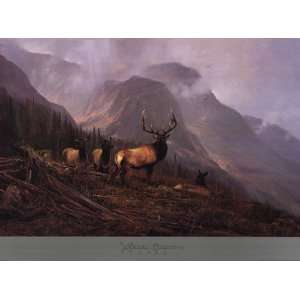 Bookcliffs Elk by Michael Coleman 37x27