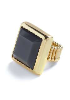  Be Square Ring   Grey, Gold, Formal, Wedding, Party, Casual, Statement
