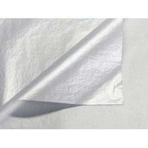  Silver/silver Metallic Wrap Tissue Paper 20 X 30   10 