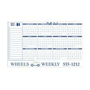   Wipe off Year at a Glance Calendar Write on/Wipe off Write on/Wipe off