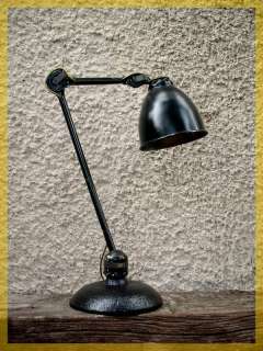 FRENCH Machine age Industrial factory lamp GRAS  