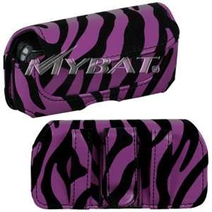 Horizontal Pouch (Purple Zebra Skin) 