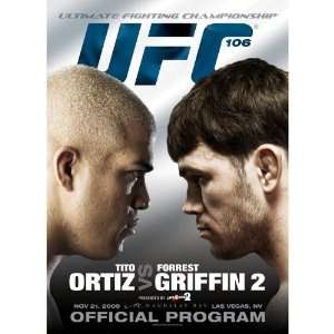  UFC 106 Official Event Program 