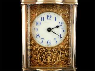   French Bronze Carriage Clock by Duverdrey & Bloquel Ca 1890  