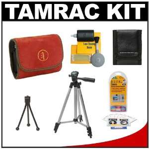  Tamrac 3583 Express 3 Camera Case (Red) with Tripod 