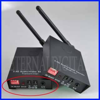 4GHz Wireless Room to Room Audio Video Transmitter & Receiver For TV 