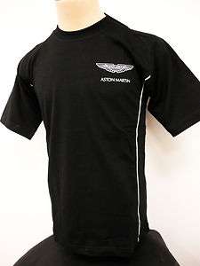 NEW* Aston Martin Black/Grey T shirt  