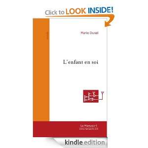 Enfant en soi (French Edition): Marie Duval:  Kindle 